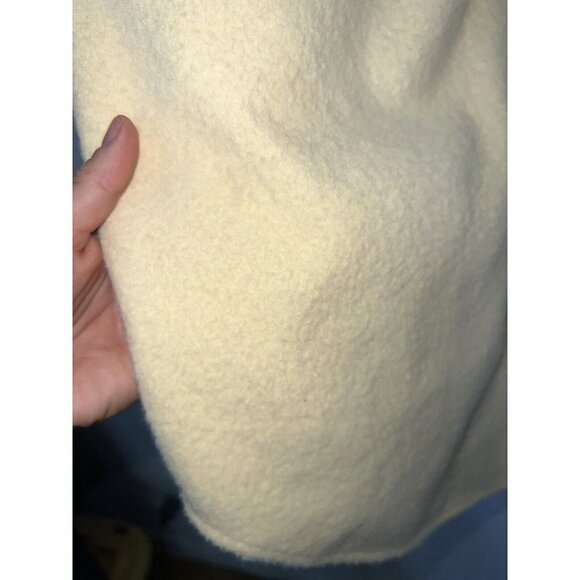 Joie Pale Yellow Fleece Button Up Shacket Size XS Pockets Oversize Jacket S - Picture 11 of 13